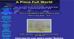 Desktop Screenshot of apiecefullworld.com